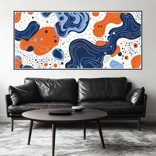 Malen Nach Zahlen Bunt Malen Nach Zahlen Erwachsene Topografisch, 170 X 85 cm XXL Groß Acrylfarben Ölgemälde, DIY Malen Nach Zahlen Kinder Anfänger Set Bastelset für Wand Dekor (Ohne Rahmen) -H969 von Kggyele