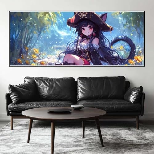Malen Nach Zahlen Cartoon Malen Nach Zahlen Erwachsene Fee, 200 X 80 cm XXL Groß Acrylfarben Ölgemälde, DIY Malen Nach Zahlen Kinder Anfänger Paint by Numbers Set für Wand Dekor (Ohne Rahmen) -H211 von Kggyele