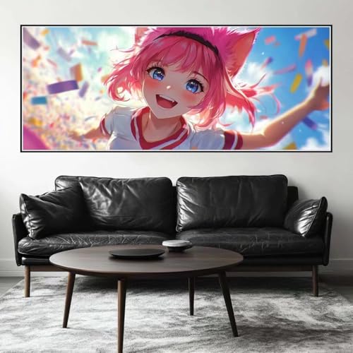 Malen Nach Zahlen Cartoon Malen Nach Zahlen Erwachsene Prinzessin, 100 X 40 cm XXL Groß Acrylfarben Ölgemälde, DIY Malen Nach Zahlen Kinder Anfänger Set Bastelset für Wand Dekor (Ohne Rahmen) -H962 von Kggyele
