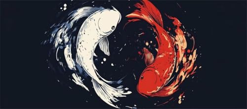 Malen Nach Zahlen Fisch Malen Nach Zahlen Erwachsene Koi, 190 X 95 cm XXL Groß Acrylfarben Ölgemälde, DIY Malen Nach Zahlen Kinder Anfänger Paint by Numbers Adult Set für Wand Dekor (Ohne Rahmen)-H648 Malen Nach Zahlen Fisch Malen Nach Zahlen Erwachsene Koi, 190 X 95 cm XXL Groß Acrylfarben Ölgemälde, DIY Malen Nach Zahlen Kinder Anfänger Paint by Numbers Adult Set für Wand Dekor (Ohne Rahmen)-H648 von Kggyele