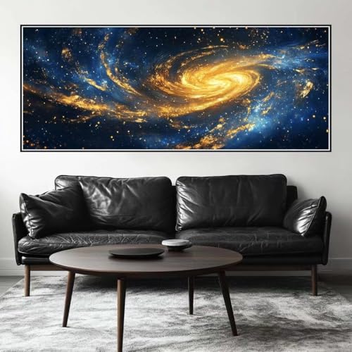 Malen Nach Zahlen Galaxie Malen Nach Zahlen Erwachsene Universum, 250 X 100 cm XXL Groß Acrylfarben Ölgemälde, DIY Malen Nach Zahlen Kinder Anfänger Set Bastelset für Wand Dekor (Ohne Rahmen) -H364 von Kggyele