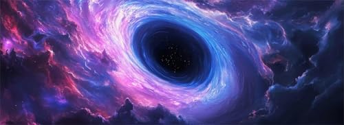 Malen Nach Zahlen Galaxie Malen Nach Zahlen Erwachsene Universum, 45x135 cm XXL Groß Acrylfarben Ölgemälde, DIY Malen Nach Zahlen Kinder Anfänger Set Bastelset für Wand Dekor (Ohne Rahmen) -H626 von Kggyele