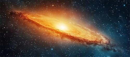 Malen Nach Zahlen Galaxie Malen Nach Zahlen Erwachsene Universum, 90 X 45 cm XXL Groß Acrylfarben Ölgemälde, DIY Malen Nach Zahlen Kinder Anfänger Set Bastelset für Wand Dekor (Ohne Rahmen) -H311 von Kggyele