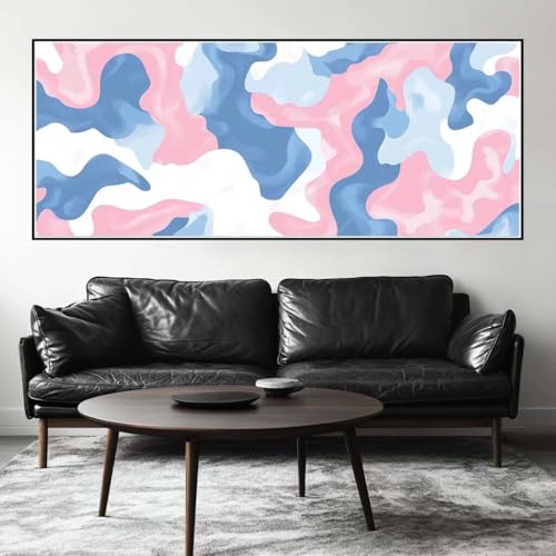 Malen Nach Zahlen Geometrie Malen Nach Zahlen Erwachsene Einfach, 200 X 80 cm XXL Groß Acrylfarben Ölgemälde, DIY Malen Nach Zahlen Kinder Anfänger Set Bastelset für Wand Dekor (Ohne Rahmen) -H260 von Kggyele