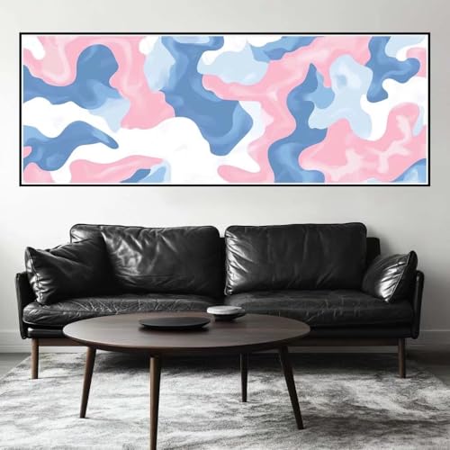 Malen Nach Zahlen Geometrie Malen Nach Zahlen Erwachsene Einfach, 85x255 cm XXL Groß Acrylfarben Ölgemälde, DIY Malen Nach Zahlen Kinder Anfänger Set Bastelset für Wand Dekor (Ohne Rahmen) -H260 von Kggyele