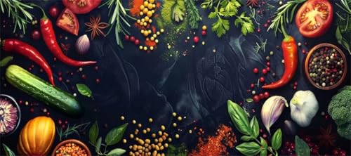 Malen Nach Zahlen Gewürz Malen Nach Zahlen Erwachsene Gemüse, 100 X 50 cm XXL Groß Acrylfarben Ölgemälde, DIY Malen Nach Zahlen Kinder Anfänger Paint by Numbers Set für Wand Dekor (Ohne Rahmen) -H743 Malen Nach Zahlen Gewürz Malen Nach Zahlen Erwachsene Gemüse, 100 X 50 cm XXL Groß Acrylfarben Ölgemälde, DIY Malen Nach Zahlen Kinder Anfänger Paint by Numbers Set für Wand Dekor (Ohne Rahmen) -H743 von Kggyele