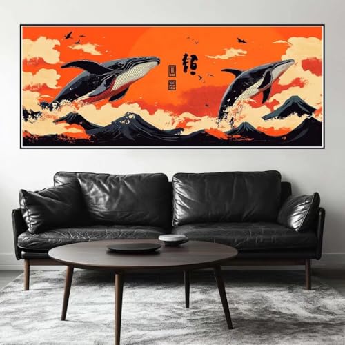 Malen Nach Zahlen Japan Malen Nach Zahlen Erwachsene Wal, 225 X 90 cm XXL Groß Acrylfarben Ölgemälde, DIY Malen Nach Zahlen Kinder Anfänger Paint by Numbers Adult Set für Wand Dekor (Ohne Rahmen)-H305 Malen Nach Zahlen Japan Malen Nach Zahlen Erwachsene Wal, 225 X 90 cm XXL Groß Acrylfarben Ölgemälde, DIY Malen Nach Zahlen Kinder Anfänger Paint by Numbers Adult Set für Wand Dekor (Ohne Rahmen)-H305 von Kggyele