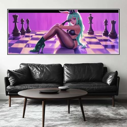 Malen Nach Zahlen Königin Malen Nach Zahlen Erwachsene Schönheit, 200 X 80 cm XXL Groß Acrylfarben Ölgemälde, DIY Malen Nach Zahlen Kinder Anfänger Set Bastelset für Wand Dekor (Ohne Rahmen) -H798 von Kggyele