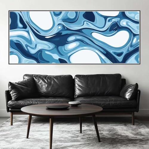 Malen Nach Zahlen Kunst Malen Nach Zahlen Erwachsene Marmor, 175 X 70 cm XXL Groß Acrylfarben Ölgemälde, DIY Malen Nach Zahlen Kinder Anfänger Paint by Numbers Set für Wand Dekor (Ohne Rahmen) -H974 von Kggyele