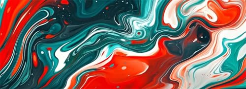 Malen Nach Zahlen Kunst Malen Nach Zahlen Erwachsene Retro, 85x255 cm XXL Groß Acrylfarben Ölgemälde, DIY Malen Nach Zahlen Kinder Anfänger Paint by Numbers Set für Wand Dekor (Ohne Rahmen) -H779 von Kggyele