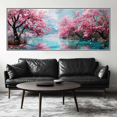 Malen Nach Zahlen Landschaft Malen Nach Zahlen Erwachsene Kirsche Blüte, 250 X 100 cm XXL Groß Acrylfarben Ölgemälde, DIY Malen Nach Zahlen Kinder Anfänger Bastelset für Wand Dekor (Ohne Rahmen) -H259 Malen Nach Zahlen Landschaft Malen Nach Zahlen Erwachsene Kirsche Blüte, 250 X 100 cm XXL Groß Acrylfarben Ölgemälde, DIY Malen Nach Zahlen Kinder Anfänger Bastelset für Wand Dekor (Ohne Rahmen) -H259 von Kggyele