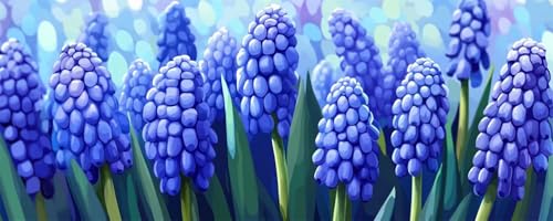 Malen Nach Zahlen Lavendel Malen Nach Zahlen Erwachsene Blume, 100 X 40 cm XXL Groß Acrylfarben Ölgemälde, DIY Malen Nach Zahlen Kinder Anfänger Paint by Numbers Set für Wand Dekor (Ohne Rahmen) -H205 von Kggyele