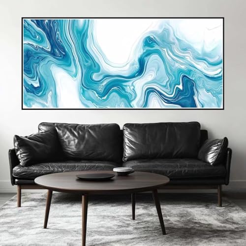 Malen Nach Zahlen Linie Malen Nach Zahlen Erwachsene Marmor, 190 X 95 cm XXL Groß Acrylfarben Ölgemälde, DIY Malen Nach Zahlen Kinder Anfänger Paint by Numbers Set für Wand Dekor (Ohne Rahmen) -H482 von Kggyele