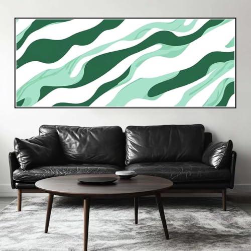 Malen Nach Zahlen Linie Malen Nach Zahlen Erwachsene Streifen, 75 X 30 cm XXL Groß Acrylfarben Ölgemälde, DIY Malen Nach Zahlen Kinder Anfänger Paint by Numbers Set für Wand Dekor (Ohne Rahmen) -H392 von Kggyele