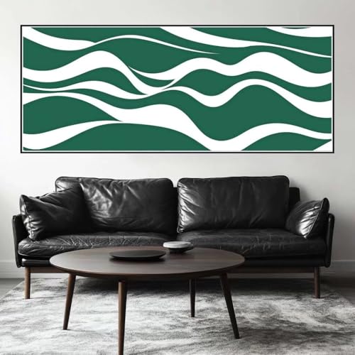Malen Nach Zahlen Linien Malen Nach Zahlen Erwachsene Streifen, 150 X 60 cm XXL Groß Acrylfarben Ölgemälde, DIY Malen Nach Zahlen Kinder Anfänger Paint by Numbers Set für Wand Dekor (Ohne Rahmen)-H954 von Kggyele