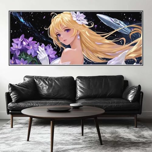 Malen Nach Zahlen Prinzessin Malen Nach Zahlen Erwachsene Fee, 200 X 80 cm XXL Groß Acrylfarben Ölgemälde, DIY Malen Nach Zahlen Kinder Anfänger Paint by Numbers Set für Wand Dekor (Ohne Rahmen) -H349 von Kggyele
