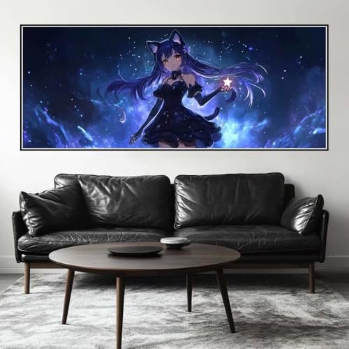 Malen Nach Zahlen Prinzessin Malen Nach Zahlen Erwachsene Fee, 200 X 80 cm XXL Groß Acrylfarben Ölgemälde, DIY Malen Nach Zahlen Kinder Anfänger Paint by Numbers Set für Wand Dekor (Ohne Rahmen) -H350 von Kggyele