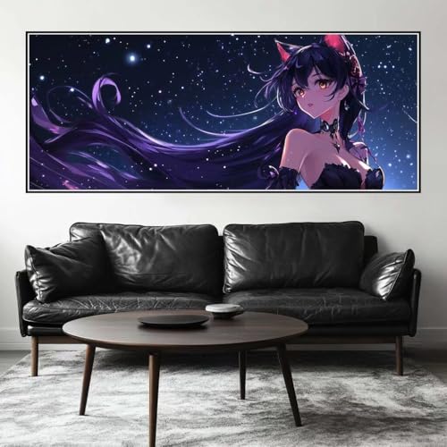 Malen Nach Zahlen Prinzessin Malen Nach Zahlen Erwachsene Fee, 250 X 100 cm XXL Groß Acrylfarben Ölgemälde, DIY Malen Nach Zahlen Kinder Anfänger Paint by Numbers Set für Wand Dekor (Ohne Rahmen)-H455 von Kggyele