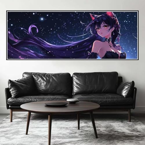 Malen Nach Zahlen Prinzessin Malen Nach Zahlen Erwachsene Fee, 35x105 cm XXL Groß Acrylfarben Ölgemälde, DIY Malen Nach Zahlen Kinder Anfänger Paint by Numbers Set für Wand Dekor (Ohne Rahmen) -H455 von Kggyele