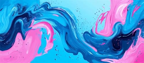 Malen Nach Zahlen Retro Malen Nach Zahlen Erwachsene Abstrakt, 150 X 75 cm XXL Groß Acrylfarben Ölgemälde, DIY Malen Nach Zahlen Kinder Anfänger Paint by Numbers Set für Wand Dekor (Ohne Rahmen) -H223 von Kggyele