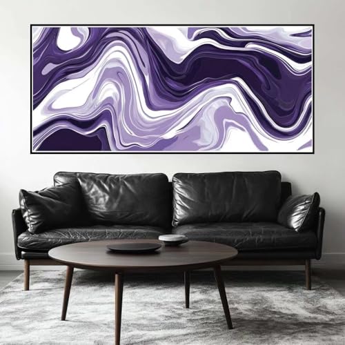 Malen Nach Zahlen Retro Malen Nach Zahlen Erwachsene Marmor, 130 X 65 cm XXL Groß Acrylfarben Ölgemälde, DIY Malen Nach Zahlen Kinder Anfänger Paint by Numbers Set für Wand Dekor (Ohne Rahmen) -H680 von Kggyele
