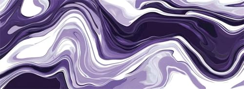 Malen Nach Zahlen Retro Malen Nach Zahlen Erwachsene Marmor, 75x225 cm XXL Groß Acrylfarben Ölgemälde, DIY Malen Nach Zahlen Kinder Anfänger Paint by Numbers Set für Wand Dekor (Ohne Rahmen) -H680 von Kggyele
