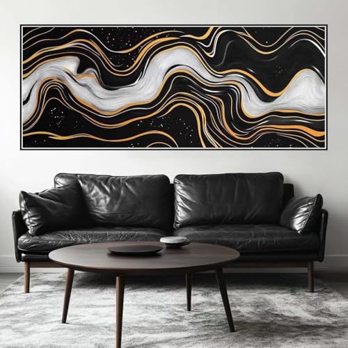 Malen Nach Zahlen Retro Malen Nach Zahlen Erwachsene Topografisch, 250 X 100 cm XXL Groß Acrylfarben Ölgemälde, DIY Malen Nach Zahlen Kinder Anfänger Set Bastelset für Wand Dekor (Ohne Rahmen) -H225 von Kggyele