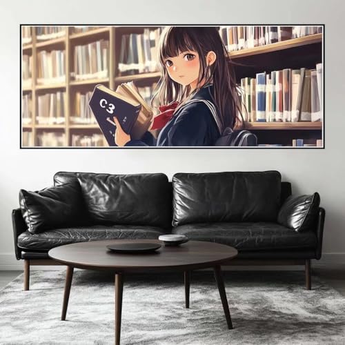 Malen Nach Zahlen Schönheit Malen Nach Zahlen Erwachsene Anime, 200 X 80 cm XXL Groß Acrylfarben Ölgemälde, DIY Malen Nach Zahlen Kinder Anfänger Paint by Numbers Set für Wand Dekor (Ohne Rahmen)-H933 von Kggyele