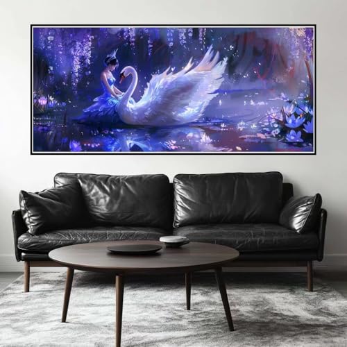Malen Nach Zahlen Schwan Malen Nach Zahlen Erwachsene Fee, 70 X 35 cm XXL Groß Acrylfarben Ölgemälde, DIY Malen Nach Zahlen Kinder Anfänger Paint by Numbers Adult Set für Wand Dekor (Ohne Rahmen)-H598 Malen Nach Zahlen Schwan Malen Nach Zahlen Erwachsene Fee, 70 X 35 cm XXL Groß Acrylfarben Ölgemälde, DIY Malen Nach Zahlen Kinder Anfänger Paint by Numbers Adult Set für Wand Dekor (Ohne Rahmen)-H598 von Kggyele