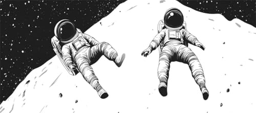 Malen Nach Zahlen Schwarzweiß Weiß Malen Nach Zahlen Erwachsene Astronaut, 50 X 25 cm XXL Groß Acrylfarben Ölgemälde, DIY Malen Nach Zahlen Kinder Anfänger Bastelset für Wand Dekor (Ohne Rahmen) -H189 Malen Nach Zahlen Schwarzweiß Weiß Malen Nach Zahlen Erwachsene Astronaut, 50 X 25 cm XXL Groß Acrylfarben Ölgemälde, DIY Malen Nach Zahlen Kinder Anfänger Bastelset für Wand Dekor (Ohne Rahmen) -H189 von Kggyele
