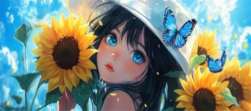 Malen Nach Zahlen Sonnenblume Malen Nach Zahlen Erwachsene Fee, 170 X 85 cm XXL Groß Acrylfarben Ölgemälde, DIY Malen Nach Zahlen Kinder Anfänger Paint by Numbers Set für Wand Dekor (Ohne Rahmen)-H304 Malen Nach Zahlen Sonnenblume Malen Nach Zahlen Erwachsene Fee, 170 X 85 cm XXL Groß Acrylfarben Ölgemälde, DIY Malen Nach Zahlen Kinder Anfänger Paint by Numbers Set für Wand Dekor (Ohne Rahmen)-H304 von Kggyele