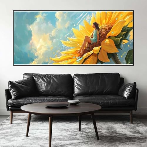 Malen Nach Zahlen Sonnenblume Malen Nach Zahlen Erwachsene Fee, 190 X 95 cm XXL Groß Acrylfarben Ölgemälde, DIY Malen Nach Zahlen Kinder Anfänger Paint by Numbers Set für Wand Dekor (Ohne Rahmen)-H545 Malen Nach Zahlen Sonnenblume Malen Nach Zahlen Erwachsene Fee, 190 X 95 cm XXL Groß Acrylfarben Ölgemälde, DIY Malen Nach Zahlen Kinder Anfänger Paint by Numbers Set für Wand Dekor (Ohne Rahmen)-H545 von Kggyele