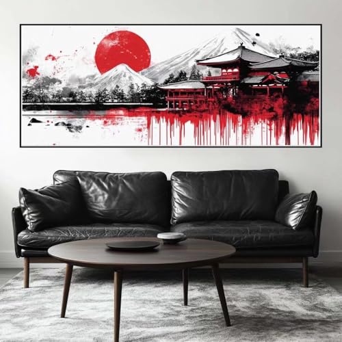Malen Nach Zahlen Sonnenuntergang Malen Nach Zahlen Erwachsene Japan, 250 X 100 cm XXL Groß Acrylfarben Ölgemälde, DIY Malen Nach Zahlen Kinder Anfänger Set Bastelset für Wand Dekor (Ohne Rahmen)-H243 Malen Nach Zahlen Sonnenuntergang Malen Nach Zahlen Erwachsene Japan, 250 X 100 cm XXL Groß Acrylfarben Ölgemälde, DIY Malen Nach Zahlen Kinder Anfänger Set Bastelset für Wand Dekor (Ohne Rahmen)-H243 von Kggyele