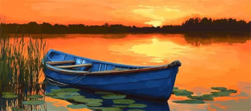 Malen Nach Zahlen Sonnenuntergang Malen Nach Zahlen Erwachsene Schiff, 170 X 85 cm XXL Groß Acrylfarben Ölgemälde, DIY Malen Nach Zahlen Kinder Anfänger Set Bastelset für Wand Dekor (Ohne Rahmen)-H381 Malen Nach Zahlen Sonnenuntergang Malen Nach Zahlen Erwachsene Schiff, 170 X 85 cm XXL Groß Acrylfarben Ölgemälde, DIY Malen Nach Zahlen Kinder Anfänger Set Bastelset für Wand Dekor (Ohne Rahmen)-H381 von Kggyele