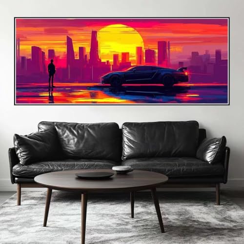 Malen Nach Zahlen Sonnenuntergang Malen Nach Zahlen Erwachsene Stadt, 250 X 100 cm XXL Groß Acrylfarben Ölgemälde, DIY Malen Nach Zahlen Kinder Anfänger Set Bastelset für Wand Dekor (Ohne Rahmen)-H227 Malen Nach Zahlen Sonnenuntergang Malen Nach Zahlen Erwachsene Stadt, 250 X 100 cm XXL Groß Acrylfarben Ölgemälde, DIY Malen Nach Zahlen Kinder Anfänger Set Bastelset für Wand Dekor (Ohne Rahmen)-H227 von Kggyele