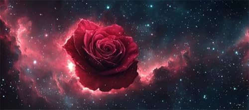 Malen Nach Zahlen Sternenhimmel Malen Nach Zahlen Erwachsene Rose, 170 X 85 cm XXL Groß Acrylfarben Ölgemälde, DIY Malen Nach Zahlen Kinder Anfänger Set Bastelset für Wand Dekor (Ohne Rahmen) -H393 von Kggyele