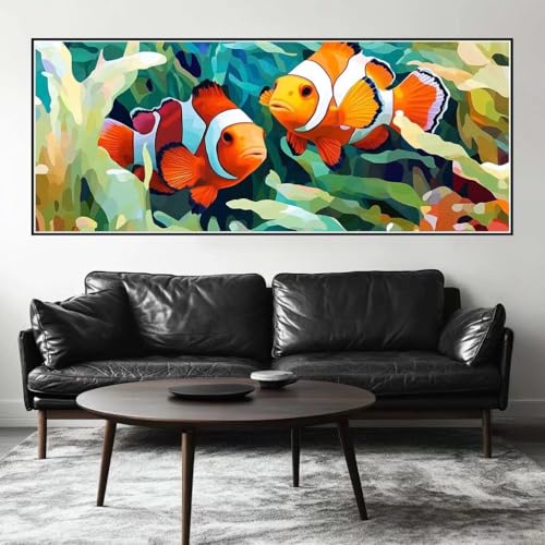 Malen Nach Zahlen Süß Malen Nach Zahlen Erwachsene Clownfisch, 250 X 100 cm XXL Groß Acrylfarben Ölgemälde, DIY Malen Nach Zahlen Kinder Anfänger Paint by Numbers Set für Wand Dekor (Ohne Rahmen)-H372 Malen Nach Zahlen Süß Malen Nach Zahlen Erwachsene Clownfisch, 250 X 100 cm XXL Groß Acrylfarben Ölgemälde, DIY Malen Nach Zahlen Kinder Anfänger Paint by Numbers Set für Wand Dekor (Ohne Rahmen)-H372 von Kggyele