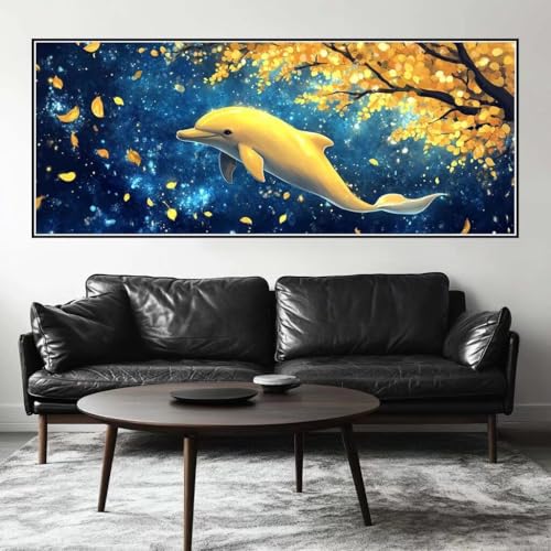 Malen Nach Zahlen Süß Malen Nach Zahlen Erwachsene Delfin, 75 X 30 cm XXL Groß Acrylfarben Ölgemälde, DIY Malen Nach Zahlen Kinder Anfänger Paint by Numbers Adult Set für Wand Dekor (Ohne Rahmen)-H521 Malen Nach Zahlen Süß Malen Nach Zahlen Erwachsene Delfin, 75 X 30 cm XXL Groß Acrylfarben Ölgemälde, DIY Malen Nach Zahlen Kinder Anfänger Paint by Numbers Adult Set für Wand Dekor (Ohne Rahmen)-H521 von Kggyele