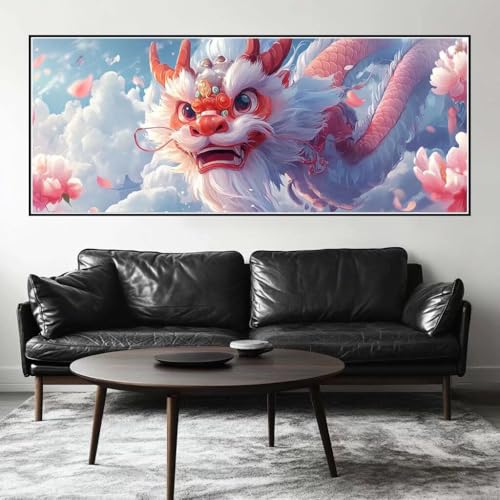 Malen Nach Zahlen Süß Malen Nach Zahlen Erwachsene Drache, 75 X 30 cm XXL Groß Acrylfarben Ölgemälde, DIY Malen Nach Zahlen Kinder Anfänger Paint by Numbers Adult Set für Wand Dekor (Ohne Rahmen)-H541 Malen Nach Zahlen Süß Malen Nach Zahlen Erwachsene Drache, 75 X 30 cm XXL Groß Acrylfarben Ölgemälde, DIY Malen Nach Zahlen Kinder Anfänger Paint by Numbers Adult Set für Wand Dekor (Ohne Rahmen)-H541 von Kggyele