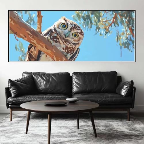 Malen Nach Zahlen Süß Malen Nach Zahlen Erwachsene Eu l, 200 X 80 cm XXL Groß Acrylfarben Ölgemälde, DIY Malen Nach Zahlen Kinder Anfänger Paint by Numbers Adult Set für Wand Dekor (Ohne Rahmen) -H886 von Kggyele