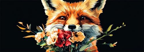 Malen Nach Zahlen Süß Malen Nach Zahlen Erwachsene Fuchs, 75x225 cm XXL Groß Acrylfarben Ölgemälde, DIY Malen Nach Zahlen Kinder Anfänger Paint by Numbers Adult Set für Wand Dekor (Ohne Rahmen)-H522 Malen Nach Zahlen Süß Malen Nach Zahlen Erwachsene Fuchs, 75x225 cm XXL Groß Acrylfarben Ölgemälde, DIY Malen Nach Zahlen Kinder Anfänger Paint by Numbers Adult Set für Wand Dekor (Ohne Rahmen)-H522 von Kggyele