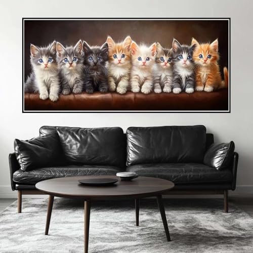 Malen Nach Zahlen Süß Malen Nach Zahlen Erwachsene Katze, 130 X 65 cm XXL Groß Acrylfarben Ölgemälde, DIY Malen Nach Zahlen Kinder Anfänger Paint by Numbers Adult Set für Wand Dekor (Ohne Rahmen)-H453 Malen Nach Zahlen Süß Malen Nach Zahlen Erwachsene Katze, 130 X 65 cm XXL Groß Acrylfarben Ölgemälde, DIY Malen Nach Zahlen Kinder Anfänger Paint by Numbers Adult Set für Wand Dekor (Ohne Rahmen)-H453 von Kggyele