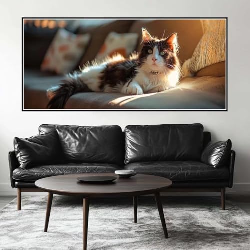 Malen Nach Zahlen Süß Malen Nach Zahlen Erwachsene Katze, 170 X 85 cm XXL Groß Acrylfarben Ölgemälde, DIY Malen Nach Zahlen Kinder Anfänger Paint by Numbers Adult Set für Wand Dekor (Ohne Rahmen)-H724 Malen Nach Zahlen Süß Malen Nach Zahlen Erwachsene Katze, 170 X 85 cm XXL Groß Acrylfarben Ölgemälde, DIY Malen Nach Zahlen Kinder Anfänger Paint by Numbers Adult Set für Wand Dekor (Ohne Rahmen)-H724 von Kggyele