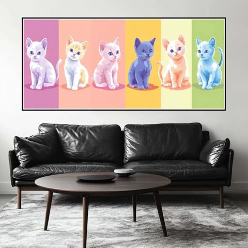 Malen Nach Zahlen Süß Malen Nach Zahlen Erwachsene Katze, 190 X 95 cm XXL Groß Acrylfarben Ölgemälde, DIY Malen Nach Zahlen Kinder Anfänger Paint by Numbers Adult Set für Wand Dekor (Ohne Rahmen)-H549 Malen Nach Zahlen Süß Malen Nach Zahlen Erwachsene Katze, 190 X 95 cm XXL Groß Acrylfarben Ölgemälde, DIY Malen Nach Zahlen Kinder Anfänger Paint by Numbers Adult Set für Wand Dekor (Ohne Rahmen)-H549 von Kggyele