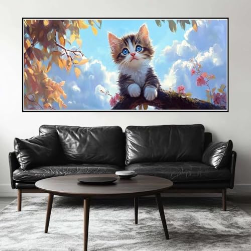 Malen Nach Zahlen Süß Malen Nach Zahlen Erwachsene Katze, 70 X 35 cm XXL Groß Acrylfarben Ölgemälde, DIY Malen Nach Zahlen Kinder Anfänger Paint by Numbers Adult Set für Wand Dekor (Ohne Rahmen) -H600 Malen Nach Zahlen Süß Malen Nach Zahlen Erwachsene Katze, 70 X 35 cm XXL Groß Acrylfarben Ölgemälde, DIY Malen Nach Zahlen Kinder Anfänger Paint by Numbers Adult Set für Wand Dekor (Ohne Rahmen) -H600 von Kggyele