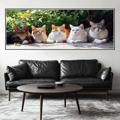 Malen Nach Zahlen Süß Malen Nach Zahlen Erwachsene Katze, 85x255 cm XXL Groß Acrylfarben Ölgemälde, DIY Malen Nach Zahlen Kinder Anfänger Paint by Numbers Adult Set für Wand Dekor (Ohne Rahmen)-H289 Malen Nach Zahlen Süß Malen Nach Zahlen Erwachsene Katze, 85x255 cm XXL Groß Acrylfarben Ölgemälde, DIY Malen Nach Zahlen Kinder Anfänger Paint by Numbers Adult Set für Wand Dekor (Ohne Rahmen)-H289 von Kggyele