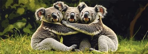 Malen Nach Zahlen Süß Malen Nach Zahlen Erwachsene Koala, 45x135 cm XXL Groß Acrylfarben Ölgemälde, DIY Malen Nach Zahlen Kinder Anfänger Paint by Numbers Adult Set für Wand Dekor (Ohne Rahmen)-H510 Malen Nach Zahlen Süß Malen Nach Zahlen Erwachsene Koala, 45x135 cm XXL Groß Acrylfarben Ölgemälde, DIY Malen Nach Zahlen Kinder Anfänger Paint by Numbers Adult Set für Wand Dekor (Ohne Rahmen)-H510 von Kggyele