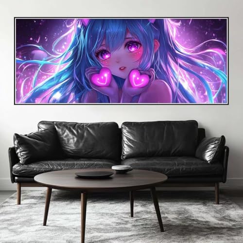 Malen Nach Zahlen Süß Malen Nach Zahlen Erwachsene Prinzessin, 175 X 70 cm XXL Groß Acrylfarben Ölgemälde, DIY Malen Nach Zahlen Kinder Anfänger Paint by Numbers Set für Wand Dekor (Ohne Rahmen) -H988 von Kggyele