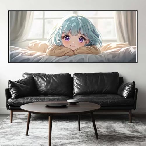 Malen Nach Zahlen Süß Malen Nach Zahlen Erwachsene Prinzessin, 200 X 80 cm XXL Groß Acrylfarben Ölgemälde, DIY Malen Nach Zahlen Kinder Anfänger Paint by Numbers Set für Wand Dekor (Ohne Rahmen) -H917 von Kggyele