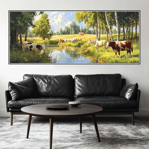 Malen Nach Zahlen Tier Malen Nach Zahlen Erwachsene Bauernhof, 250 X 100 cm XXL Groß Acrylfarben Ölgemälde, DIY Malen Nach Zahlen Kinder Anfänger Paint by Numbers Set für Wand Dekor (Ohne Rahmen)-H327 Malen Nach Zahlen Tier Malen Nach Zahlen Erwachsene Bauernhof, 250 X 100 cm XXL Groß Acrylfarben Ölgemälde, DIY Malen Nach Zahlen Kinder Anfänger Paint by Numbers Set für Wand Dekor (Ohne Rahmen)-H327 von Kggyele